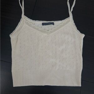 Brandy Melville Ivory Knit Camisole